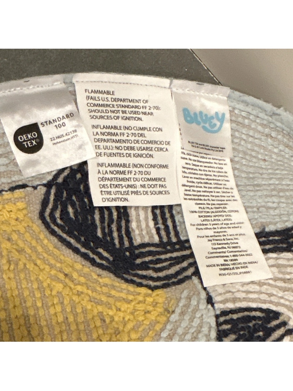 Bluey Round Bath Rug - Picture 8 of 10